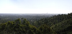 Perth Panorama from Lesmurdie Falls SMC